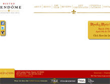 Tablet Screenshot of bistrovendome.com